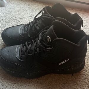 AND1 Men's Black Athletic Sneakers